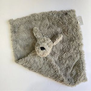 ISO! Baby Restoration Hardware Gray Dog Puppy Square Lovey Security Blanket